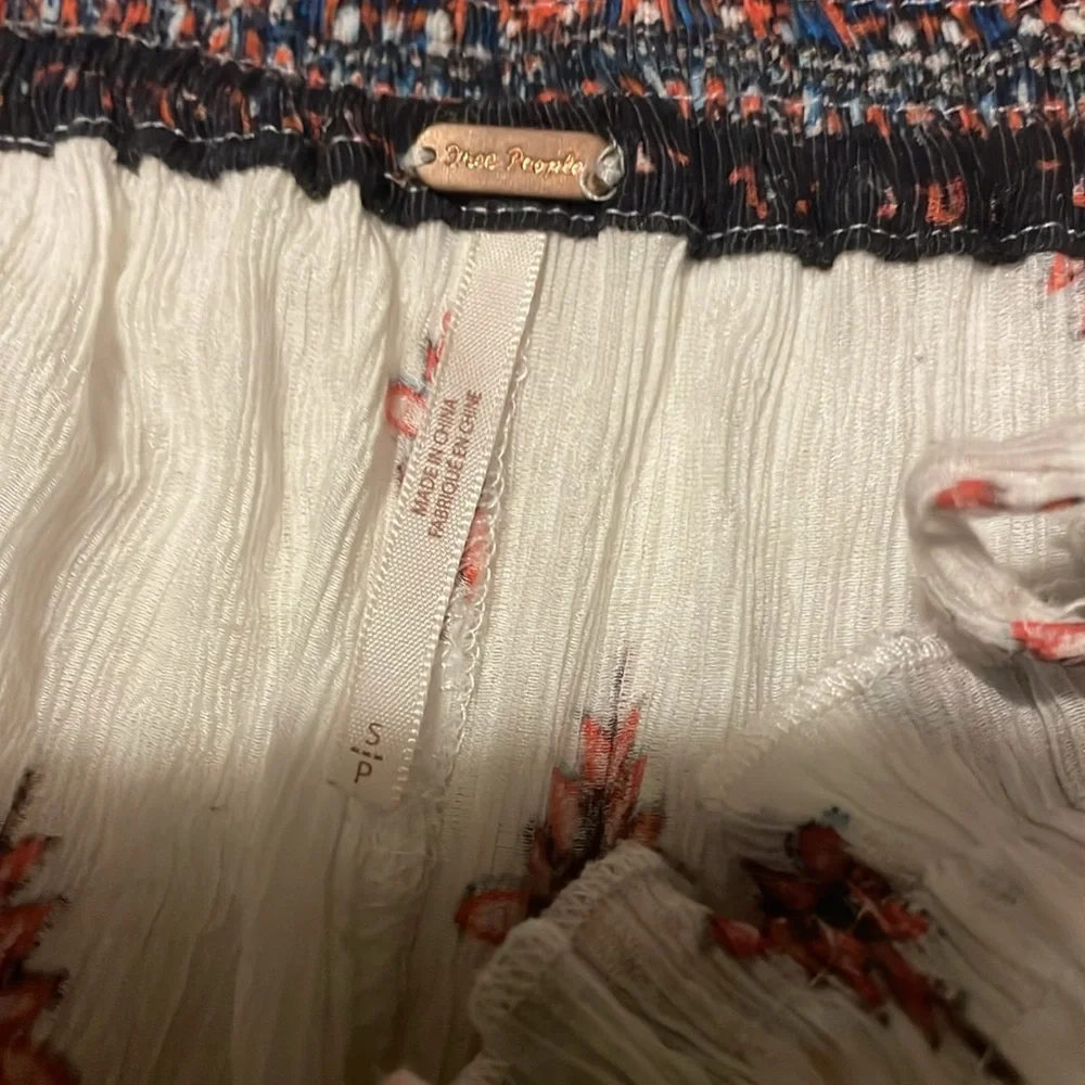 Free people white paisley pant - Picture 3 of 4